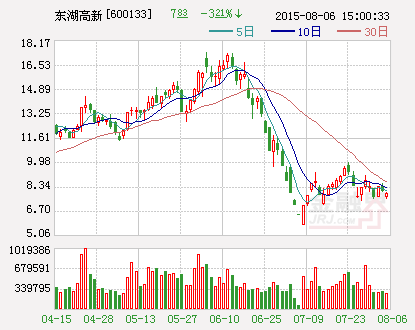 东湖高新：预计上半年业绩减少60%到80%