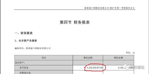 新希望经营现金流净额缩水86% 账上货币全部来自借款 