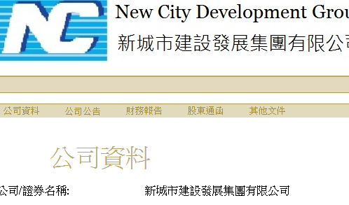 新城市建设发展集团有限公司网站