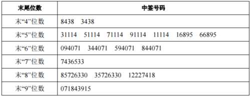 金鸿顺网上发行中签号出炉 共28800个 