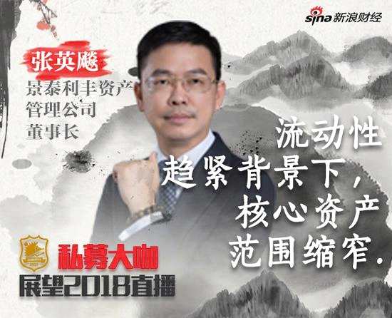 景泰利豐資產(chǎn)管理公司董事長兼投資總監(jiān)張英飚