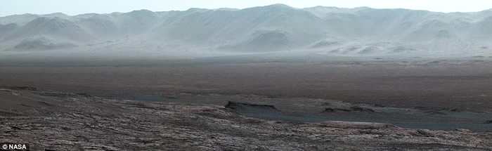 NASA首次公开好奇号在盖尔环形山拍摄的全景照 火星的冬天原来这样子