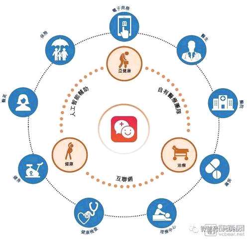 平安好醫(yī)生業(yè)務(wù)板塊示意（來源：平安好醫(yī)生招股書）