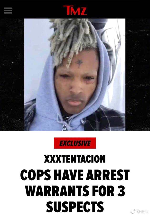 20岁的说唱歌手XXXTentacion被枪杀