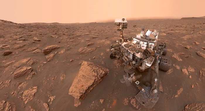 美国宇航局称Curiosity拍摄的图像表明火星目前被沙尘暴笼罩