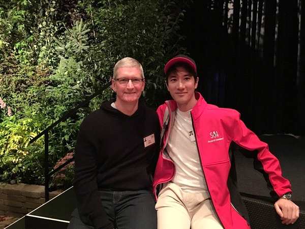 王力宏与苹果CEO
