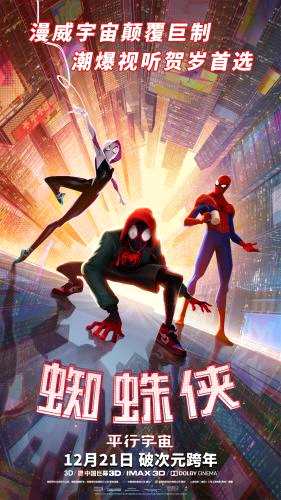 《蜘蛛侠：平行宇宙》海报