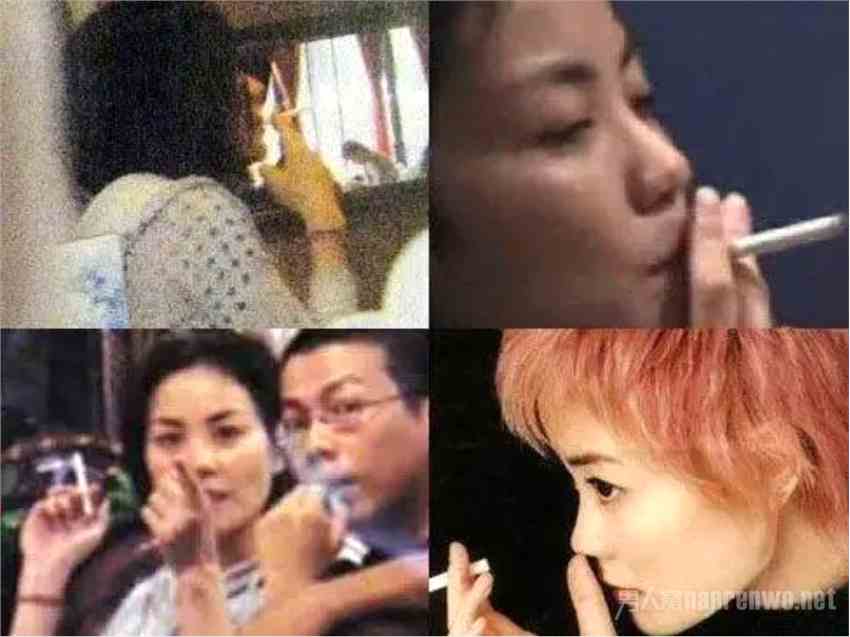 娱乐圈里有哪些抽烟的女明星?郑爽熟练 baby装!