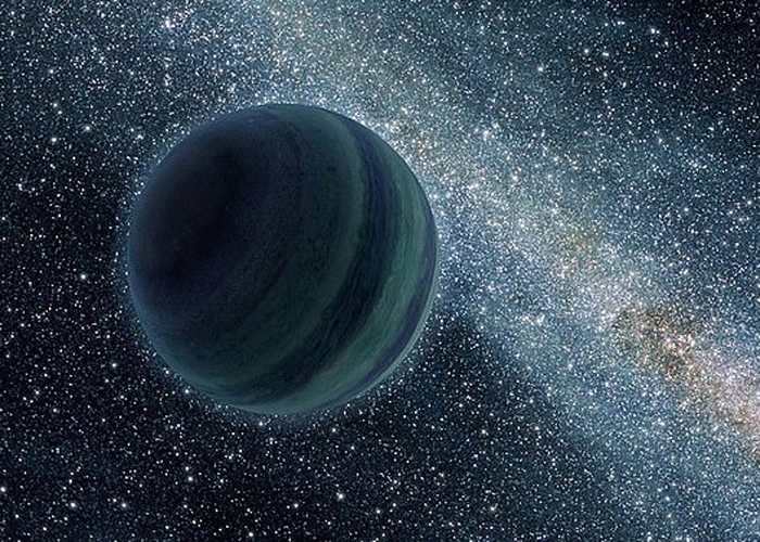 研究指TNO神秘轨迹，未必前人所说的“第九大行星”轨道。图为“第九大行星”构想图。