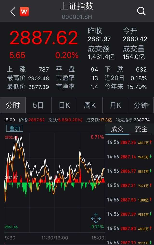 A股缩量震荡沪指微涨0.2% 医药股表现活跃 