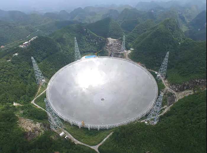 中国“500米口径球面射电望远镜”首次探测到“快速射电暴”FRB121102多次重复爆发