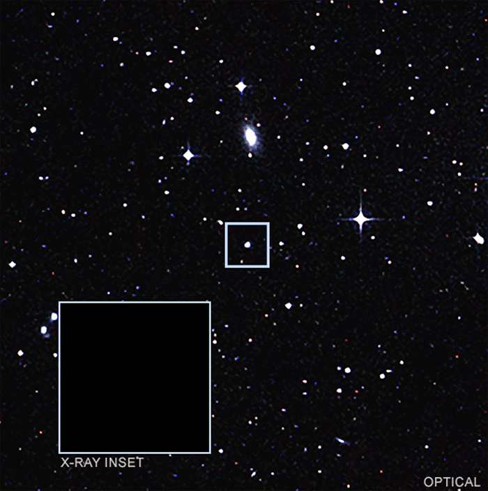 距离地球约2.5亿光年处GSN 069星系超大质量黑洞 一日吃三餐每餐吸4个月球
