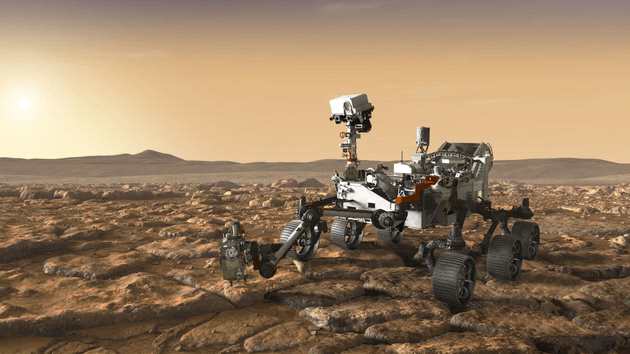 图中是火星2020探测器概念图，美国宇航局首席科学家吉姆__格林(Jim Green)在接受记者采访时称，人们可能很快就会发现火星上生命存在的证据，但是当前人们还没有对相应的发现结果做好准备工作。
