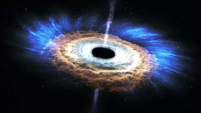 科学家拍摄出黑洞吃太阳的整个过程，接近黑洞的物质都会被吞噬！