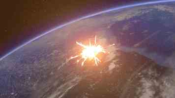 一颗足球大小的中子星物质落在地球上，人类会灭绝吗？