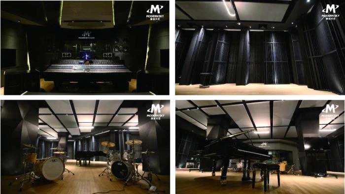 摩登天空录音棚“MODERN SKY STUDIO”。主办方供图