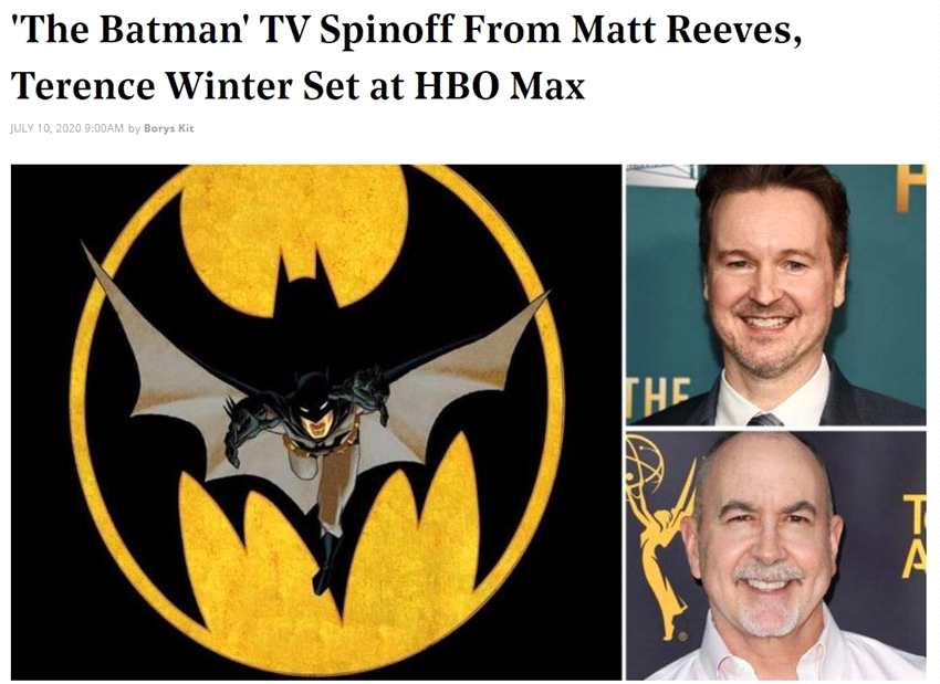 HBO将推出《蝙蝠侠》新电影衍生剧 聚焦于哥谭警局