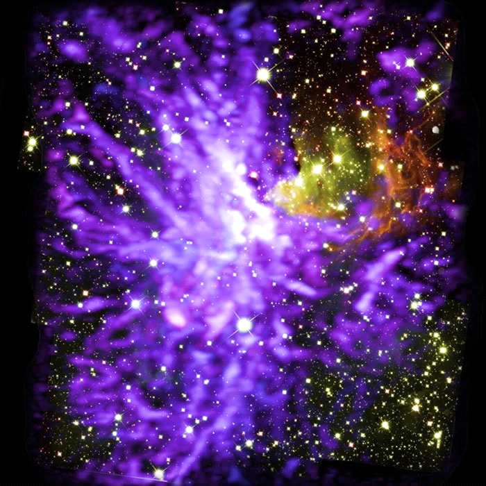 宇宙烟火秀：活跃的恒星诞生地星系团G286.21+0.17