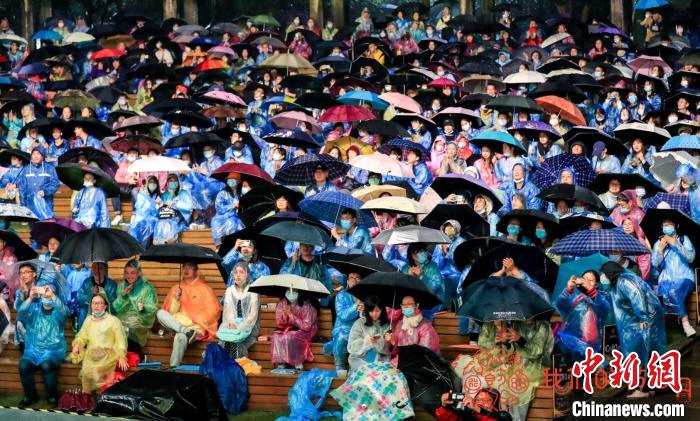 风雨无阻的南京森林音乐会为今年的黄金周带来了一场“美谈”。主办方供图