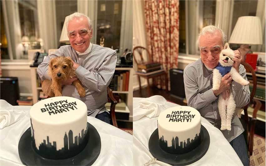 马丁·斯科塞斯晒照庆祝78岁生日 与宠物温馨合影