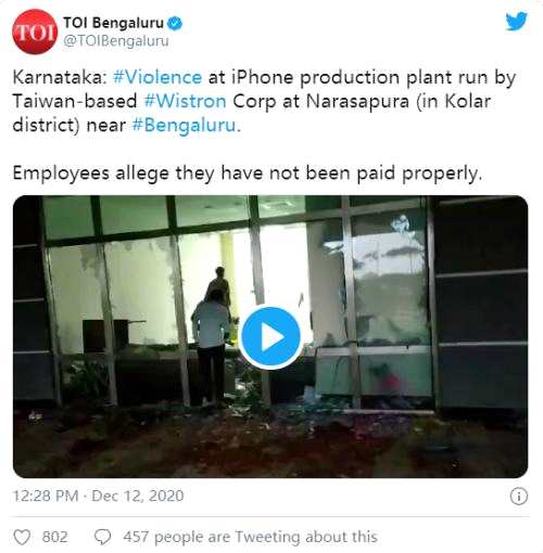 2万多部iPhone被毁，苹果印度工厂出大事，现场惨不忍睹！国产替代来了？高回撤概念股出炉
