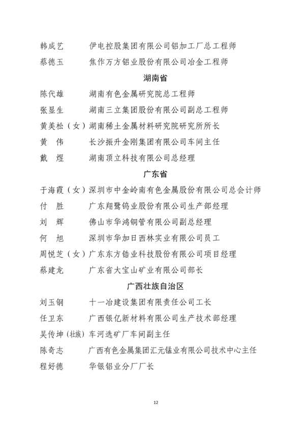 关于表彰全国有色金属行业、黄金行业先进集体、劳动模范和先进工作者的决定