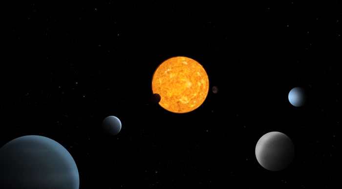 玉夫座发现奇怪系外行星系统 行星以有节奏的“舞蹈”绕恒星TOI-178旋转