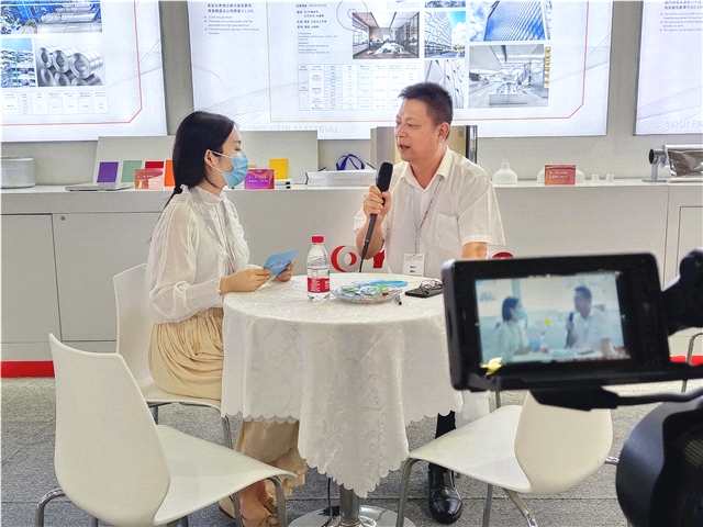 2021中國國際鋁工業(yè)展：世鋁網(wǎng)采訪浙江佑豐新材料花絮