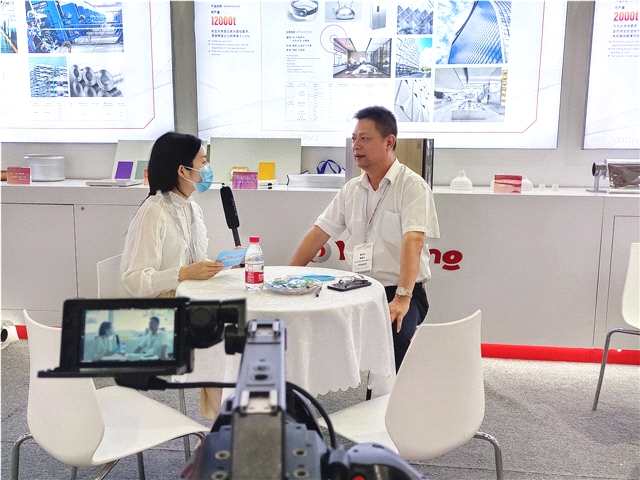 2021中國國際鋁工業(yè)展：世鋁網(wǎng)采訪浙江佑豐新材料花絮