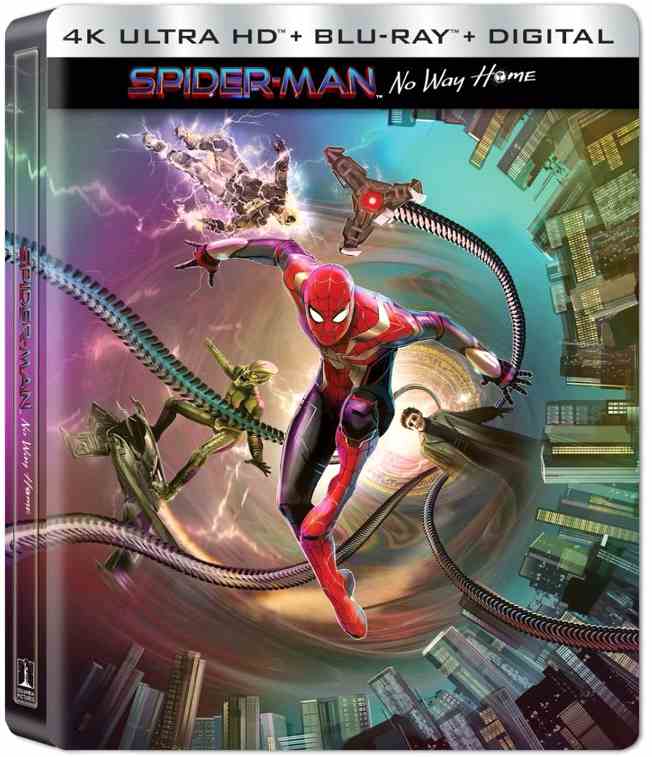 《蜘蛛侠:英雄无归》4K蓝光碟封面公布 亚马逊开启预售