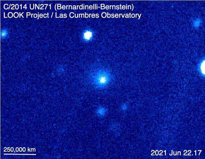 研究证实2014年发现的2014 UN271是迄今为止观测到的最大彗星