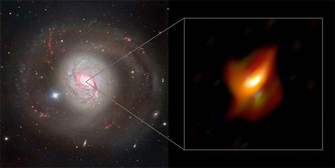 螺旋星系M77的新发现揭示了活跃星系核之间的差异