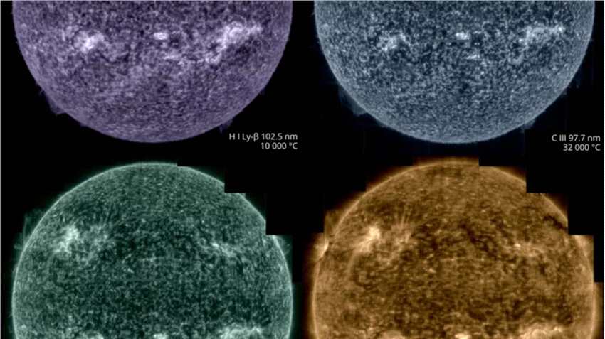 太阳轨道器(Solar Orbiter)航天器拍下太阳的惊人图像