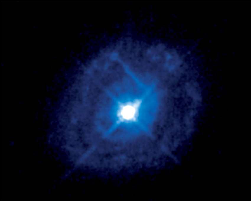 哈勃太空望远镜拍摄的Markarian 509活动星系核图像