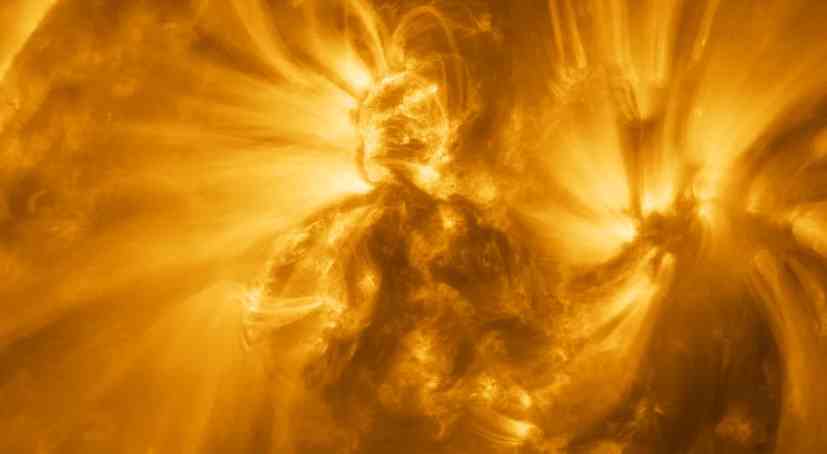 天文爱好者在太阳图像中发现看起来像人类小孩的区域