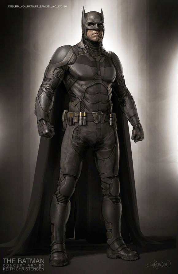 艺术家展示被取消的本·阿弗莱克《蝙蝠侠》电影装甲设计