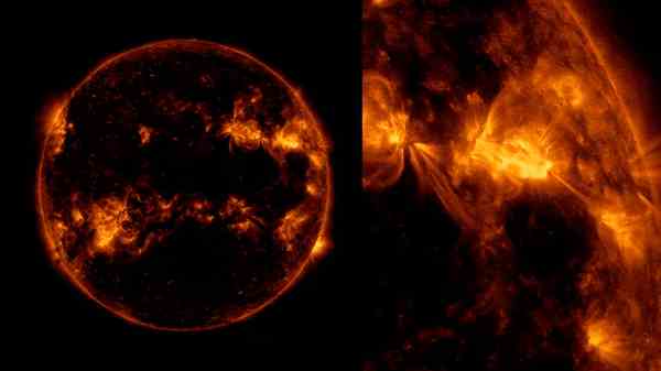 太阳表面发现一条深度有12400英里的巨大裂缝