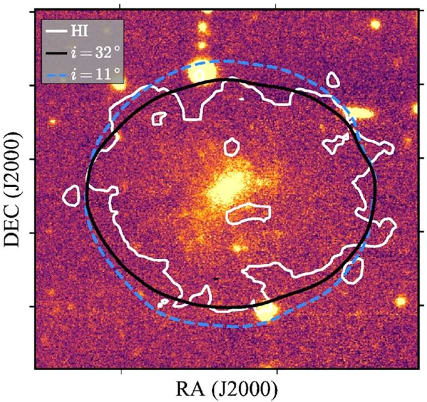 研究揭示矮星系中气体预测中的的高旋转速度 与米尔格罗姆动力学理论相一致