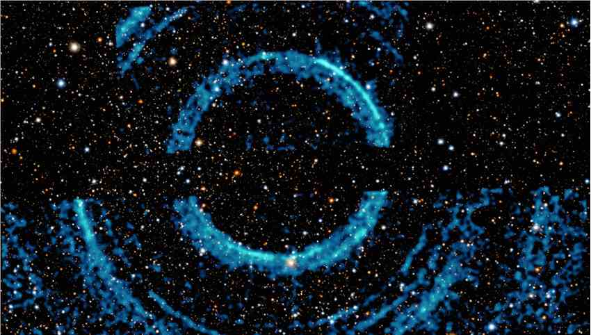 天文学家捕捉到一个被环状物包围的黑洞图像 位于V404 Cygni双星系统中