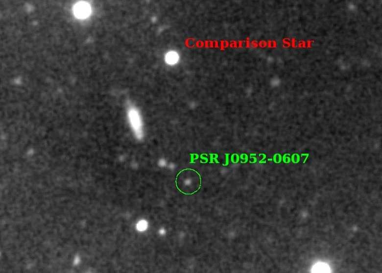 银河系“黑寡妇”中子星PSR J0952.0607吞