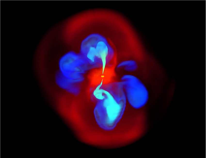 新研究揭示X形射电星系如何形成 出奇简单