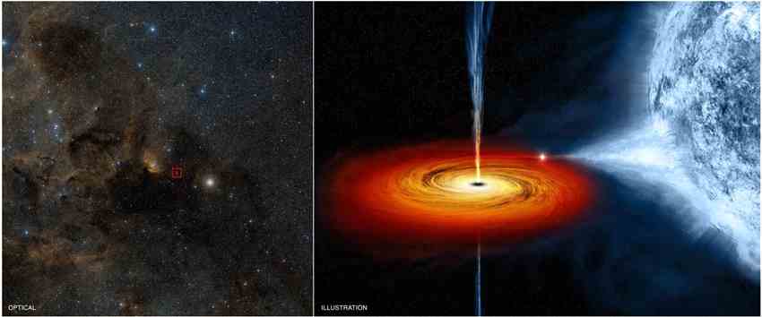 大麦哲伦星云中的塔兰图拉星云双星系统VFTS 243发现一个“休眠”黑洞