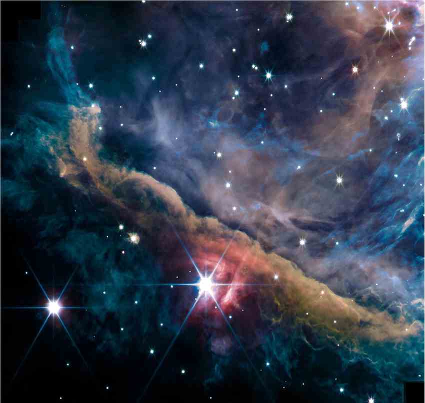 詹姆斯·韦伯太空望远镜JWST捕捉猎户座星云最详细、最清晰的图像
