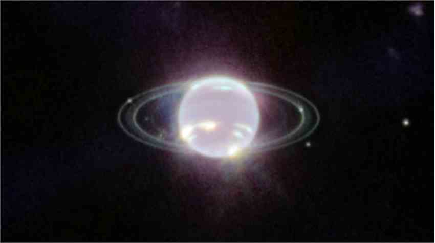 詹姆斯·韦伯太空望远镜捕捉到海王星的惊人图像