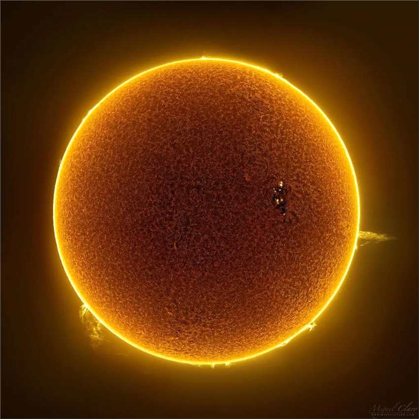 Miguel Claro捕捉到一段太阳日冕物质抛射视频