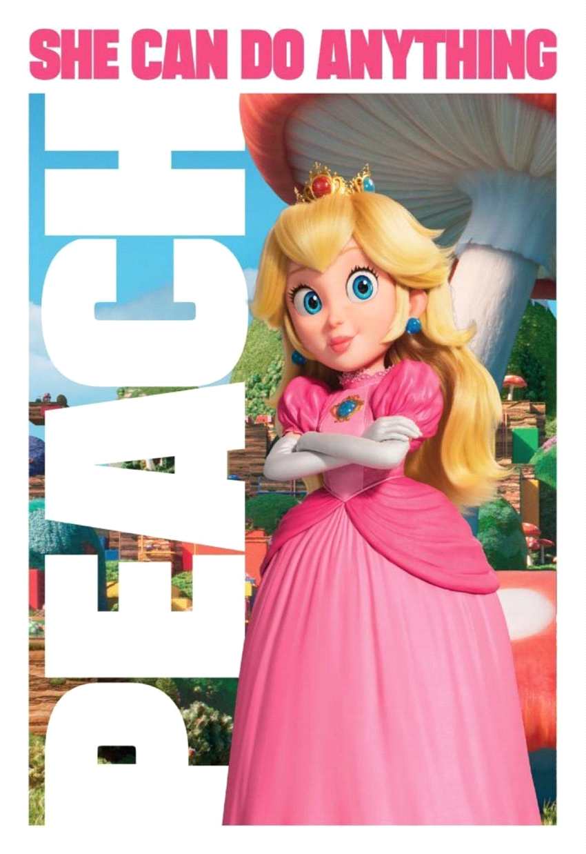 疑似《超级马里奥兄弟大电影》宣传海报泄露 碧琪公主首次亮相