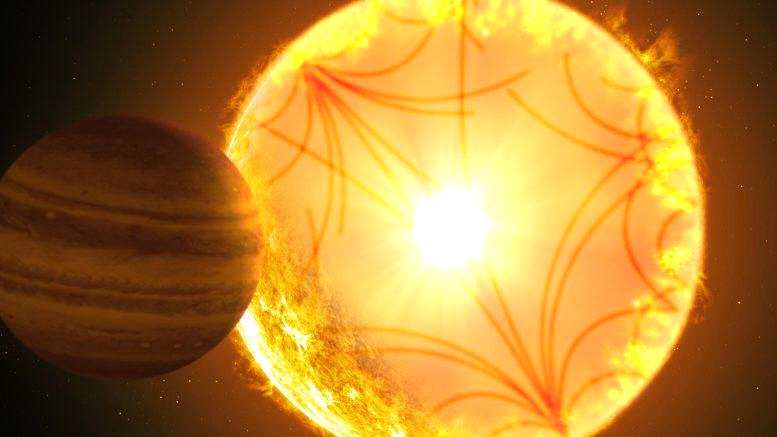 天文学家首次发现系外行星开普勒-1658b正围绕着一颗老化的恒星螺旋式湮灭