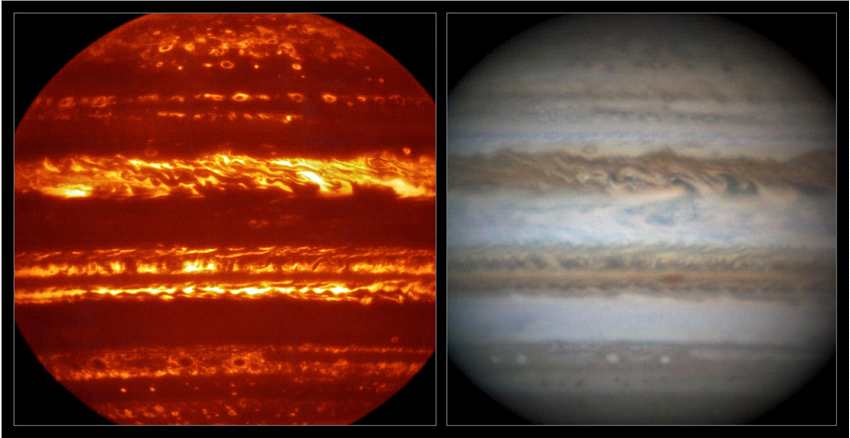 天文学家在木星上检测到神秘的温度模式