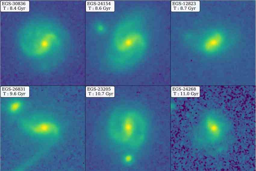 詹姆斯-韦伯太空望远镜发现110亿光年外具有类似于银河系结构的星系