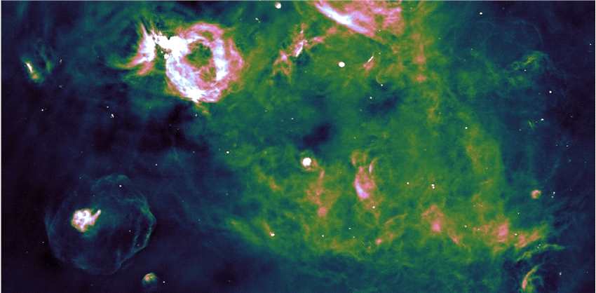 天文学家揭示银河系平面迄今为止最详细的无线电图像